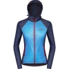 Outlet Fjord Nansen Bluza HASVIK WIND WOMEN blue/navy melange/red