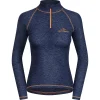 Clearance Fjord Nansen Bluza termoaktywna HALSA GOLF WOMEN navy melange