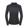 Clearance Fjord Nansen Bluza VIK 1/4 ZIP WOMEN rocky grey