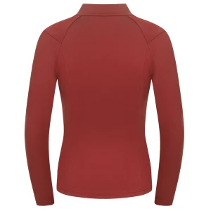 Cheap Fjord Nansen Bluza VIK 1/4 ZIP WOMEN oaky red