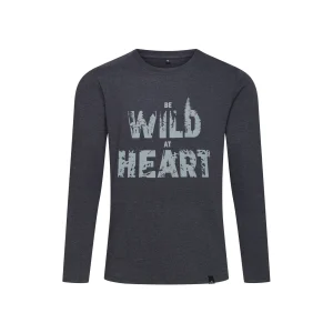 Clearance Fjord Nansen Koszulka BWAH LONGSLEEVE graphite melange