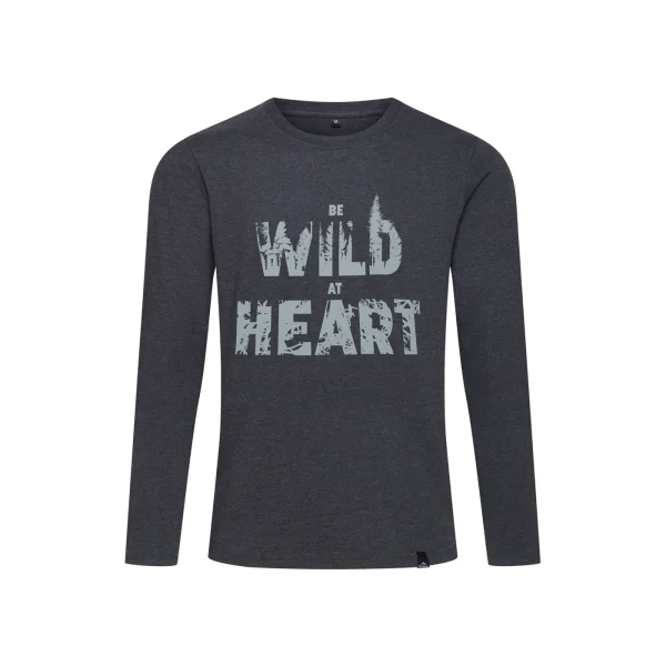 Clearance Fjord Nansen Koszulka BWAH LONGSLEEVE graphite melange