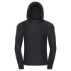 New Fjord Nansen Koszulka CHILO HOODED LONGSLEEVE MEN rock grey