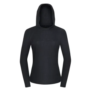 Best Fjord Nansen Koszulka CHILO HOODED LONGSLEEVE WOMEN rocky grey