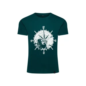 Cheap Fjord Nansen Koszulka KJERAG MEN petroleum blue