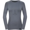Fashion Fjord Nansen Koszulka RIFFE LONGSLEEVE WOMEN essential grey