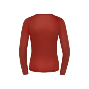Clearance Fjord Nansen Koszulka RIX LONGSLEEVE WOMEN oaky red