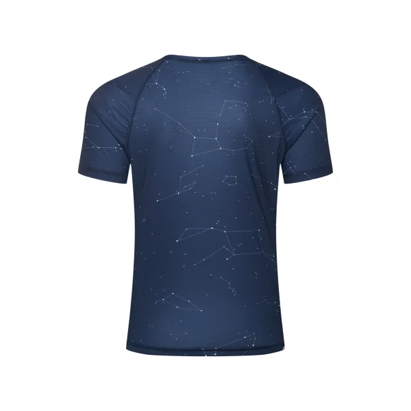 New Fjord Nansen Koszulka RIX PRINT T-SHIRT MEN night sky