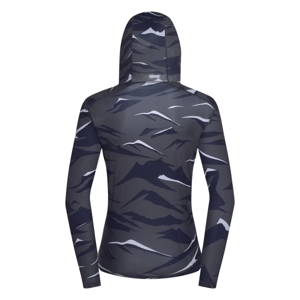 Cheap Fjord Nansen Koszulka RIX PRINT UNISEX HOODED Mountain&Wave Olive