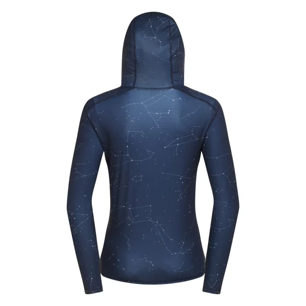 Cheap Fjord Nansen Koszulka RIX PRINT UNISEX HOODED night sky