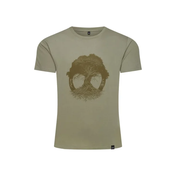 Best Sale Fjord Nansen Koszulka YGGDRASIL 2.0 MEN khaki