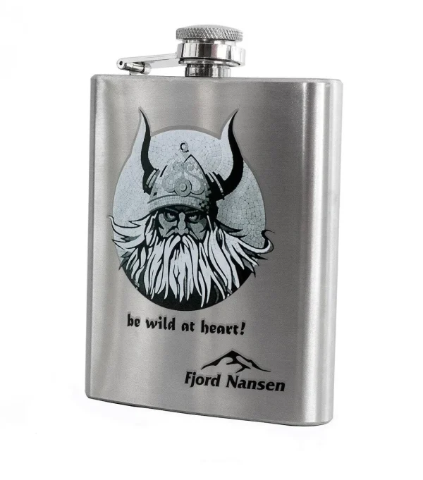 Best Sale Fjord Nansen Piersiówka VILL VIKING HIP FLASK 0.2 l silver