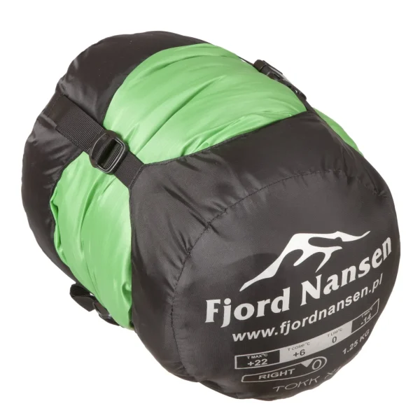 New Fjord Nansen Śpiwór rozciągliwy TOKK XL 0°C / 1250g emerald