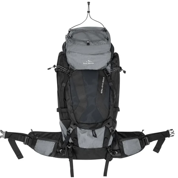 Store Fjord Nansen Plecak HIMIL 45+10 SOLID black/graphite