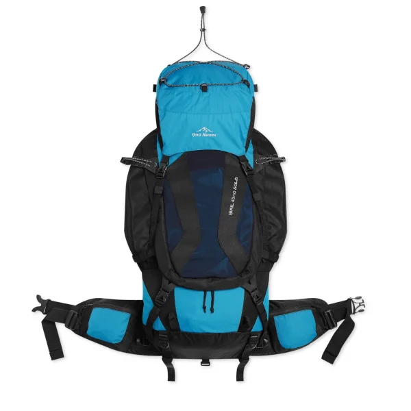 Store Fjord Nansen Plecak HIMIL 45+10 SOLID lagoon/black