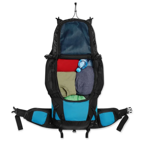 Store Fjord Nansen Plecak HIMIL 45+10 SOLID lagoon/black