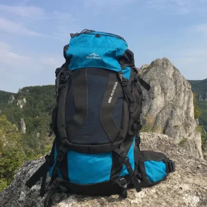 Store Fjord Nansen Plecak HIMIL 45+10 SOLID lagoon/black