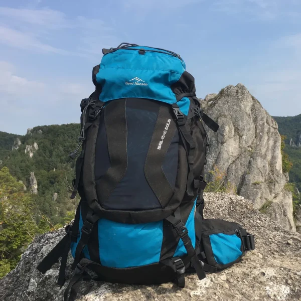 Store Fjord Nansen Plecak HIMIL 45+10 SOLID lagoon/black