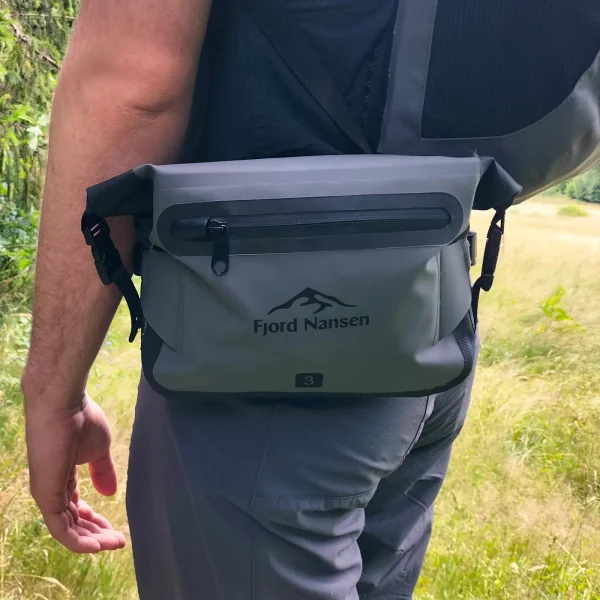 Sale Fjord Nansen Wodoodporna torba biodrowa HIP BAG 3L grey