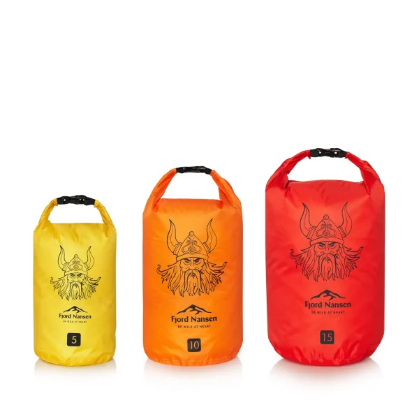 Discount Fjord Nansen Worek DRY BAG LIGHT 10L orange