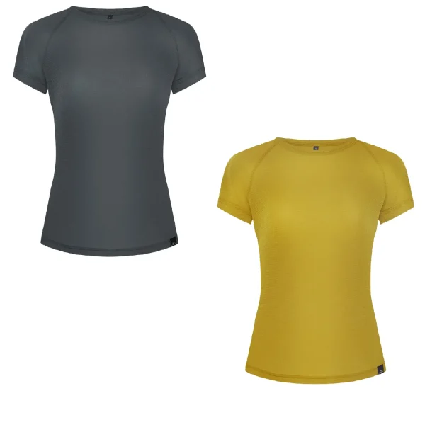 New Fjord Nansen Zestaw koszulek RIX i RIX PRINT WOMEN rocky grey
